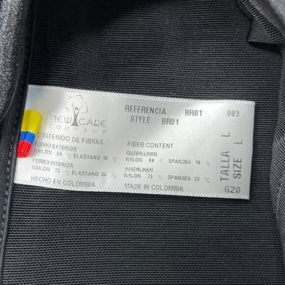 New Care Company Bra Full Cup Posture Support Wide Straps Colombiana Faja Large - Picture 2 of 4